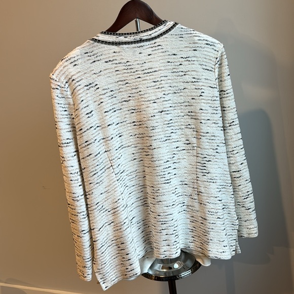 Ming wang knit sweater jacket, Size XL - Picture 5 of 7